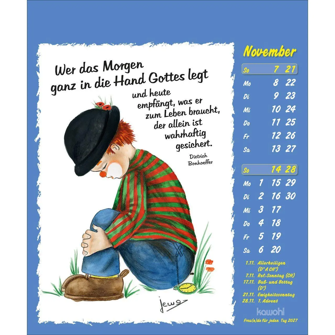 Bild: 9783754872079 | Freu(n)de für jeden Tag 2027 | Maria Conception Sáenz de Cabezón