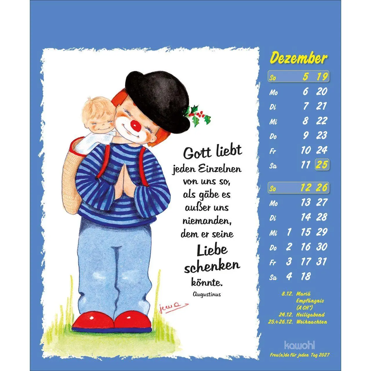 Bild: 9783754872079 | Freu(n)de für jeden Tag 2027 | Maria Conception Sáenz de Cabezón