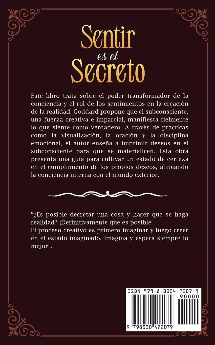 Rückseite: 9798330472079 | Sentir es el Secreto - Coleccion Deluxe | Neville Goddard (u. a.)