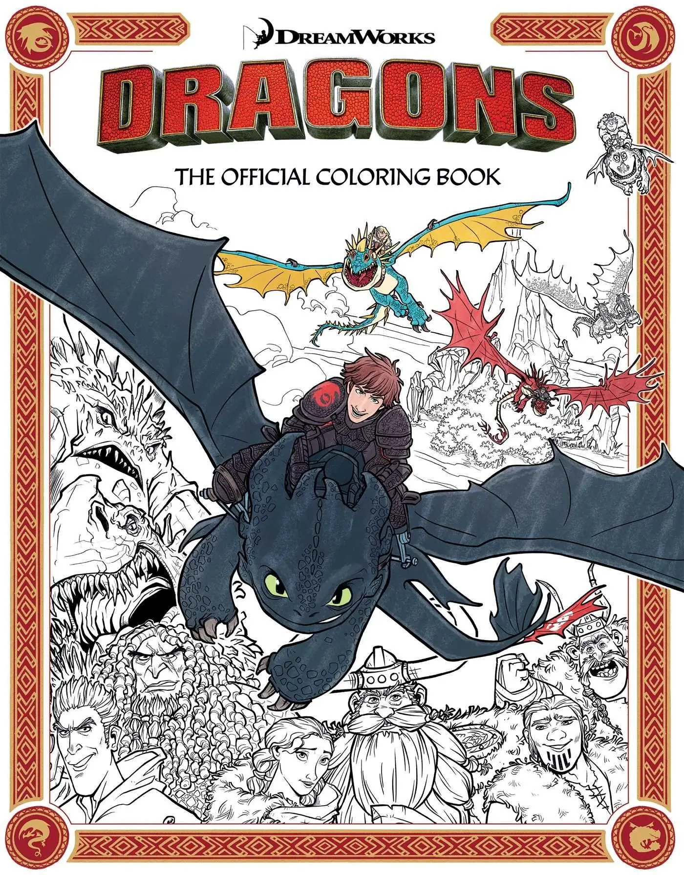 Cover: 9798337402079 | DreamWorks Dragons: The Official Coloring Book | Taschenbuch | 2026