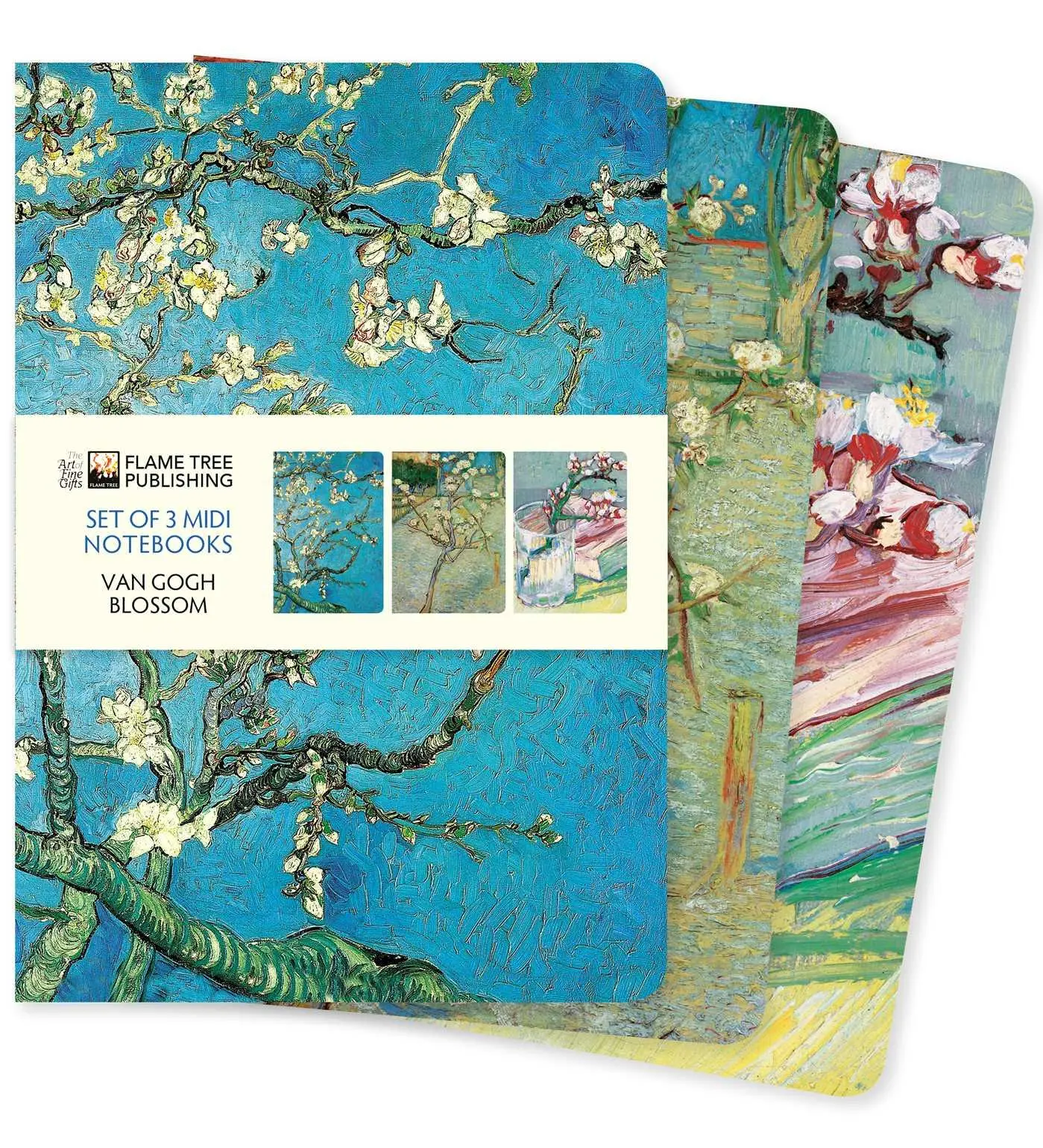 Cover: 9781804172179 | Vincent Van Gogh: Blossom Set of 3 MIDI Notebooks | Publishing | Buch