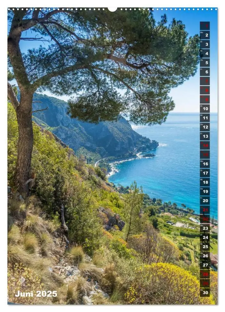 Bild: 9783457002179 | CÔTE D'AZUR Idyllische Orte (Wandkalender 2025 DIN A2 hoch),...