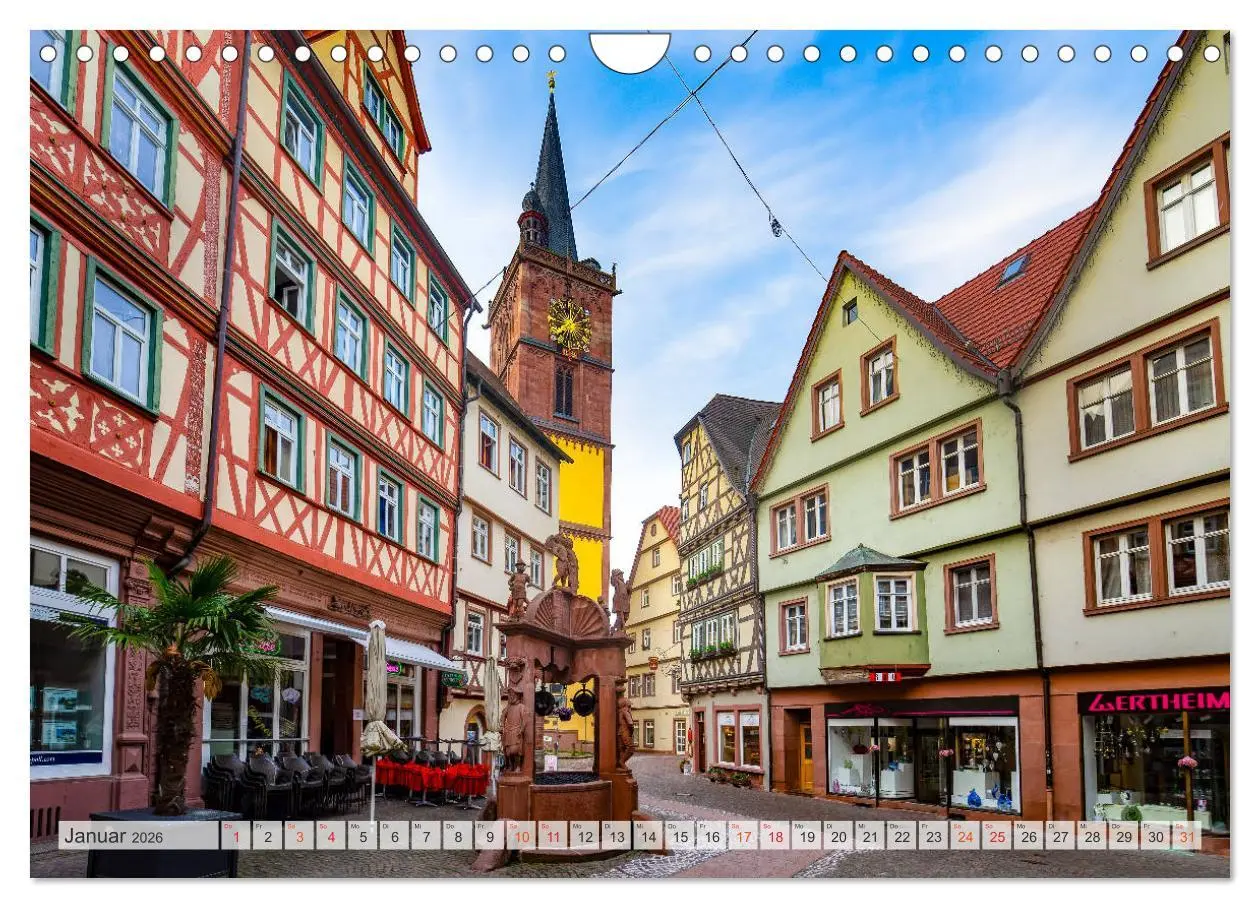 Bild: 9783457792179 | Wertheim Impressionen (Wandkalender 2026 DIN A4 quer), CALVENDO...