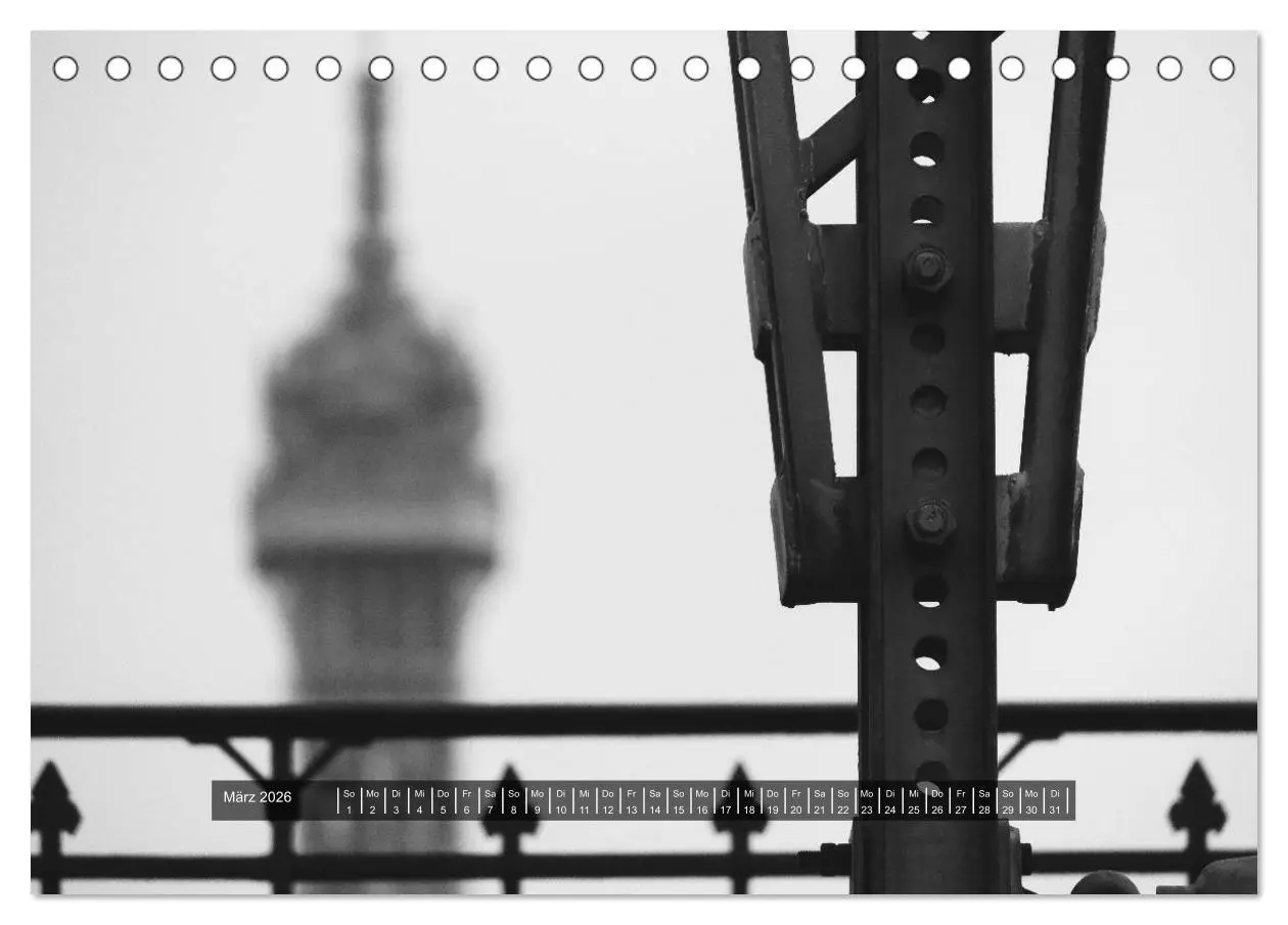 Bild: 9783516022179 | Paris - in schwarz und weiss (Tischkalender 2026 DIN A5 quer),...
