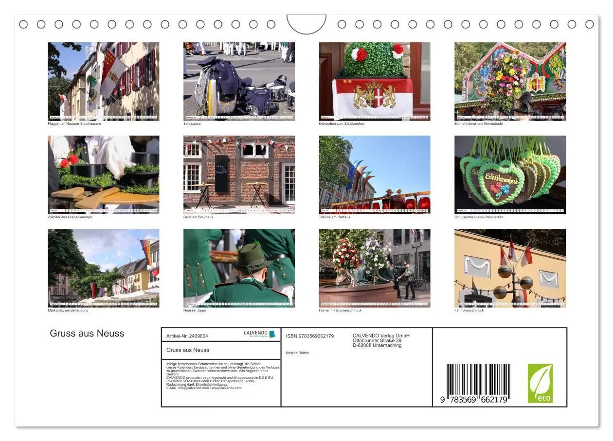 Bild: 9783569662179 | Gruss aus Neuss (Wandkalender 2027 DIN A4 quer), CALVENDO...