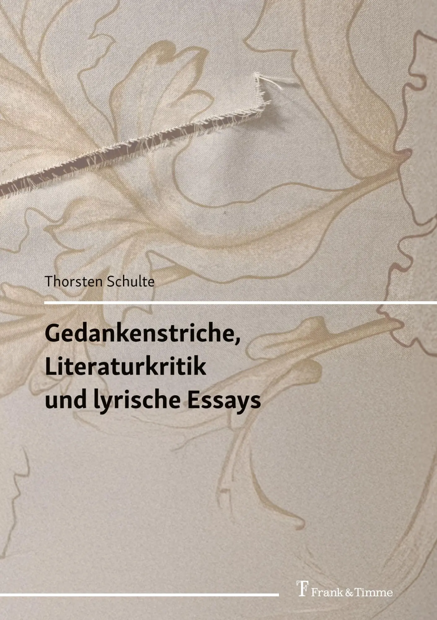 Cover: 9783732912179 | Gedankenstriche, Literaturkritik und lyrische Essays | Schulte | Buch