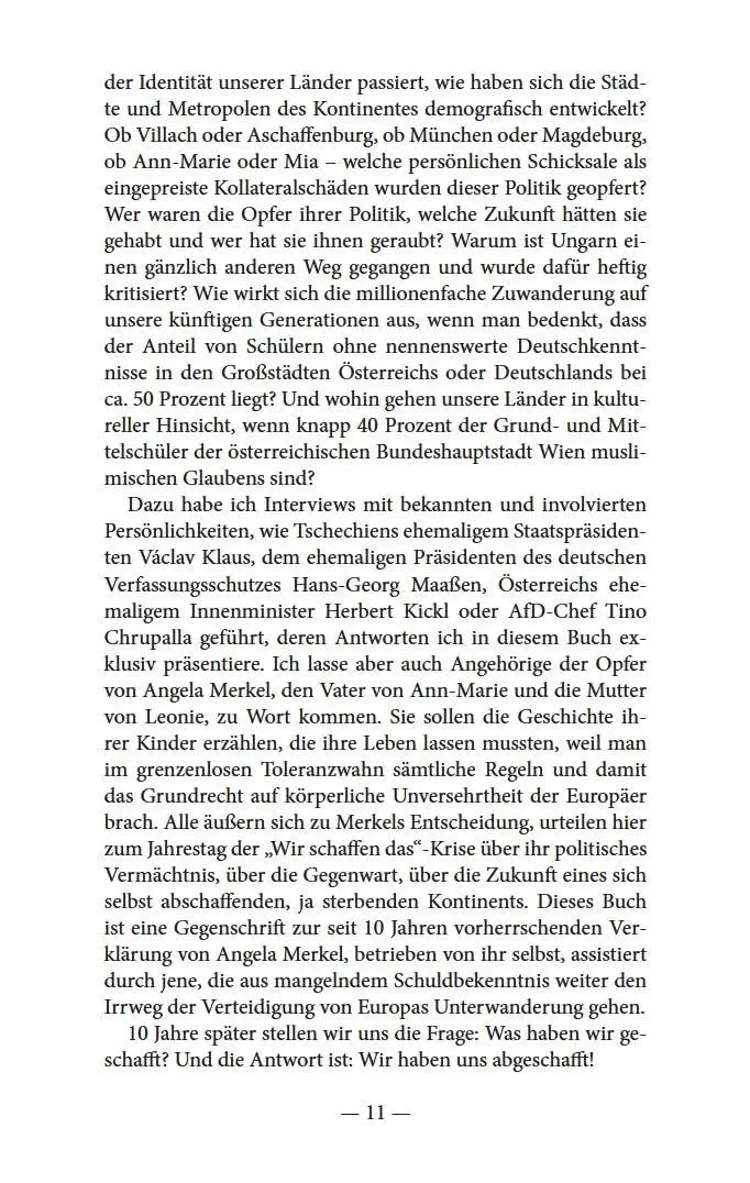 Bild: 9783962692179 | Merkels Werk - Unser Untergang | Gerald Grosz | Taschenbuch | 328 S.