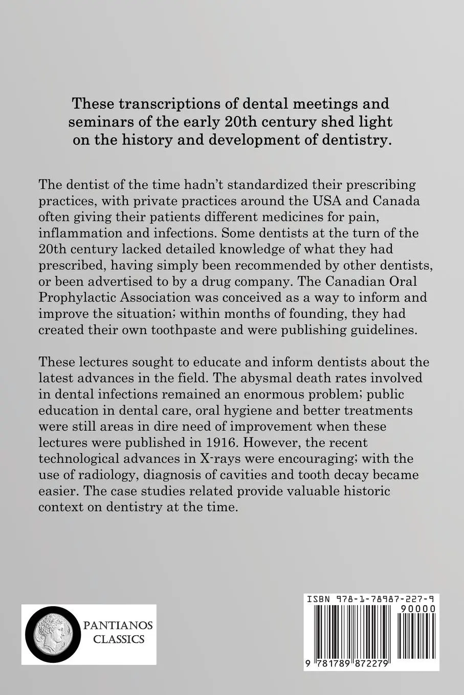 Rückseite: 9781789872279 | The Pathology of Dental Infections | Weston A. Price | Taschenbuch