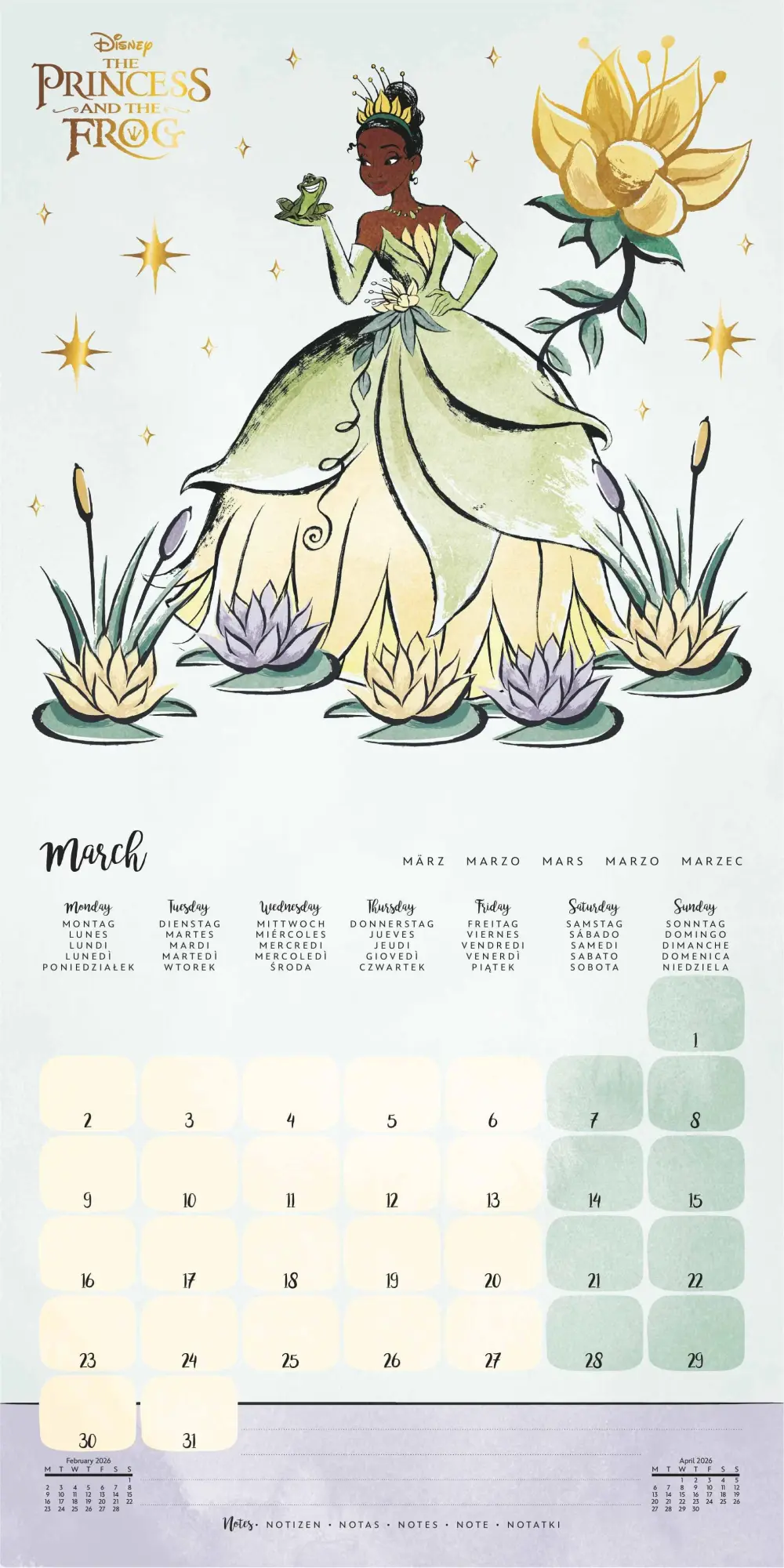 Bild: 9781804232279 | DISNEY PRINCESS - Broschürenkalender im Format 30 x 30 | Kalender