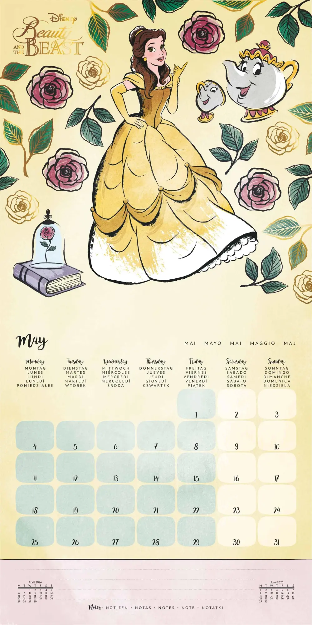 Bild: 9781804232279 | DISNEY PRINCESS - Broschürenkalender im Format 30 x 30 | Kalender