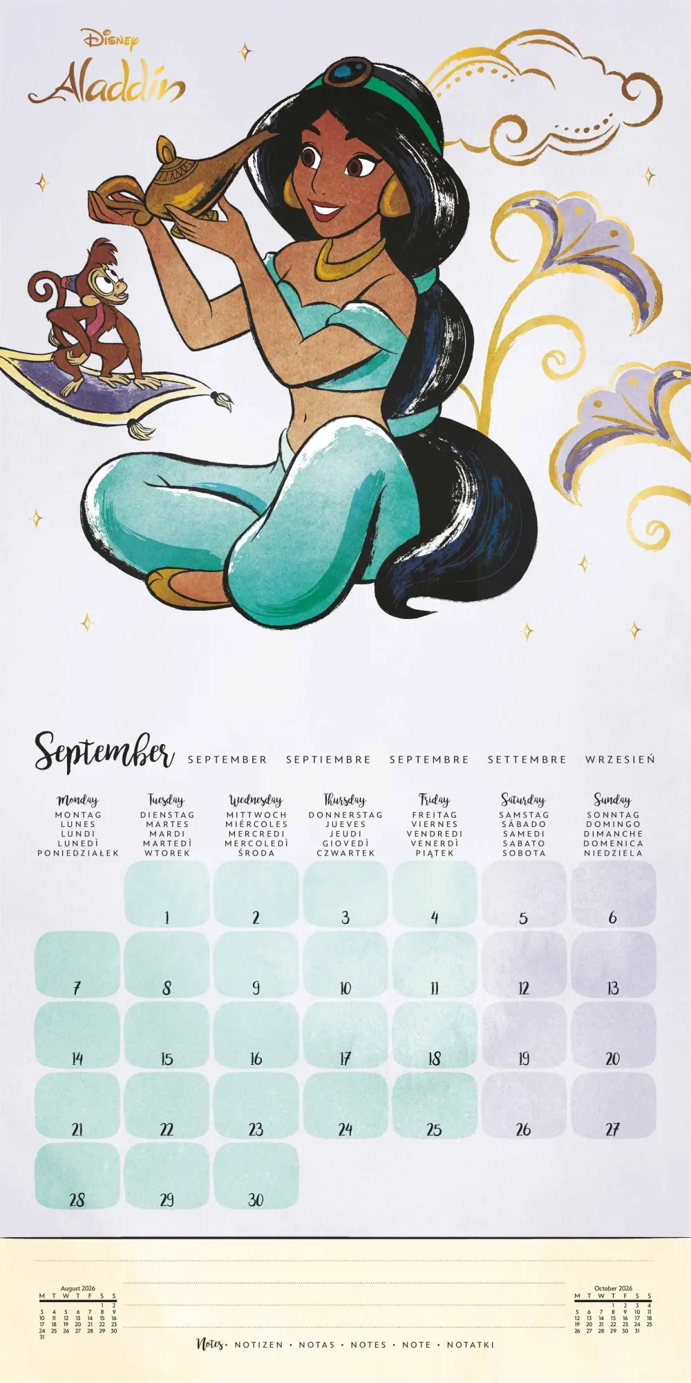 Bild: 9781804232279 | DISNEY PRINCESS - Broschürenkalender im Format 30 x 30 | Kalender