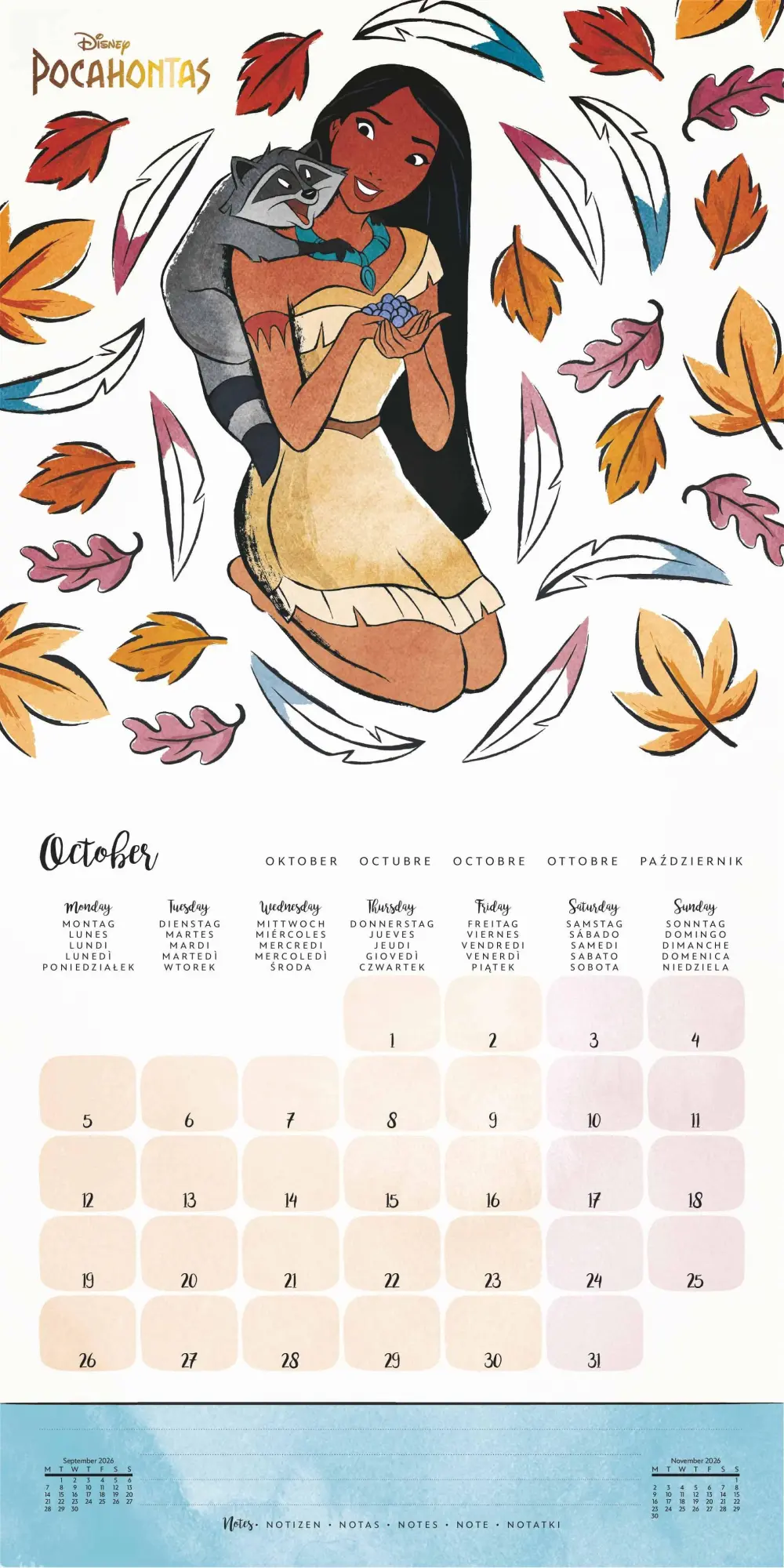 Bild: 9781804232279 | DISNEY PRINCESS - Broschürenkalender im Format 30 x 30 | Kalender