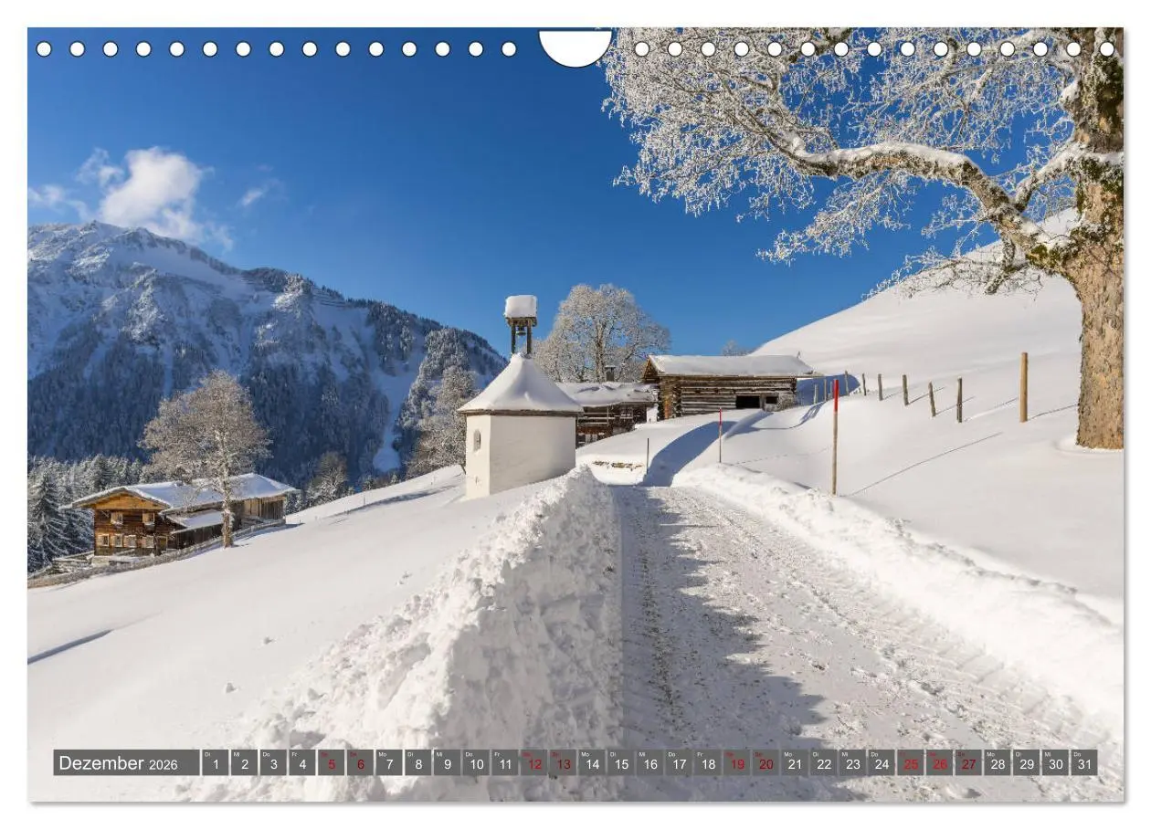 Bild: 9783457852279 | Schöne Wanderungen um Oberstdorf (Wandkalender 2026 DIN A4 quer),...