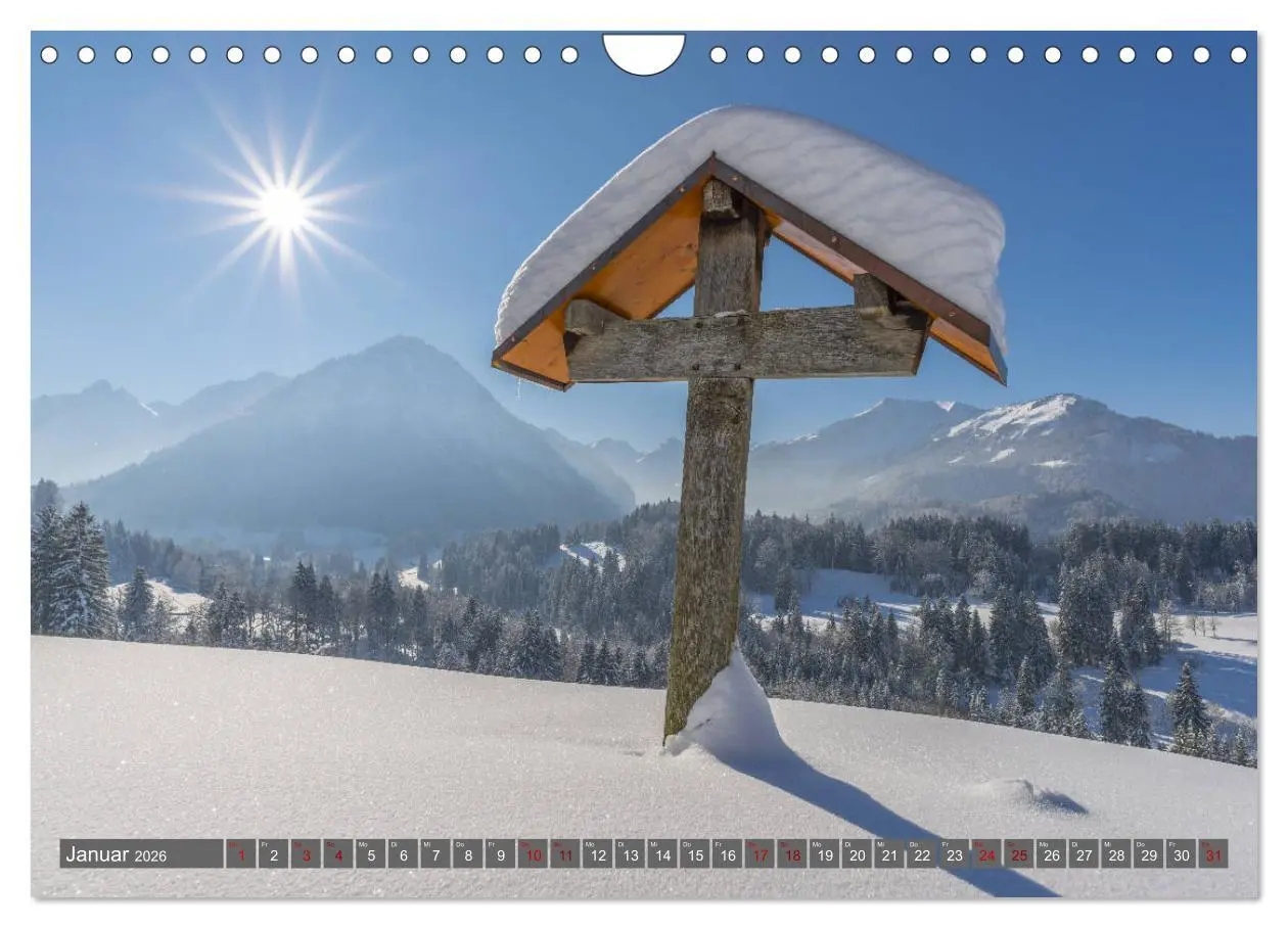 Bild: 9783457852279 | Schöne Wanderungen um Oberstdorf (Wandkalender 2026 DIN A4 quer),...
