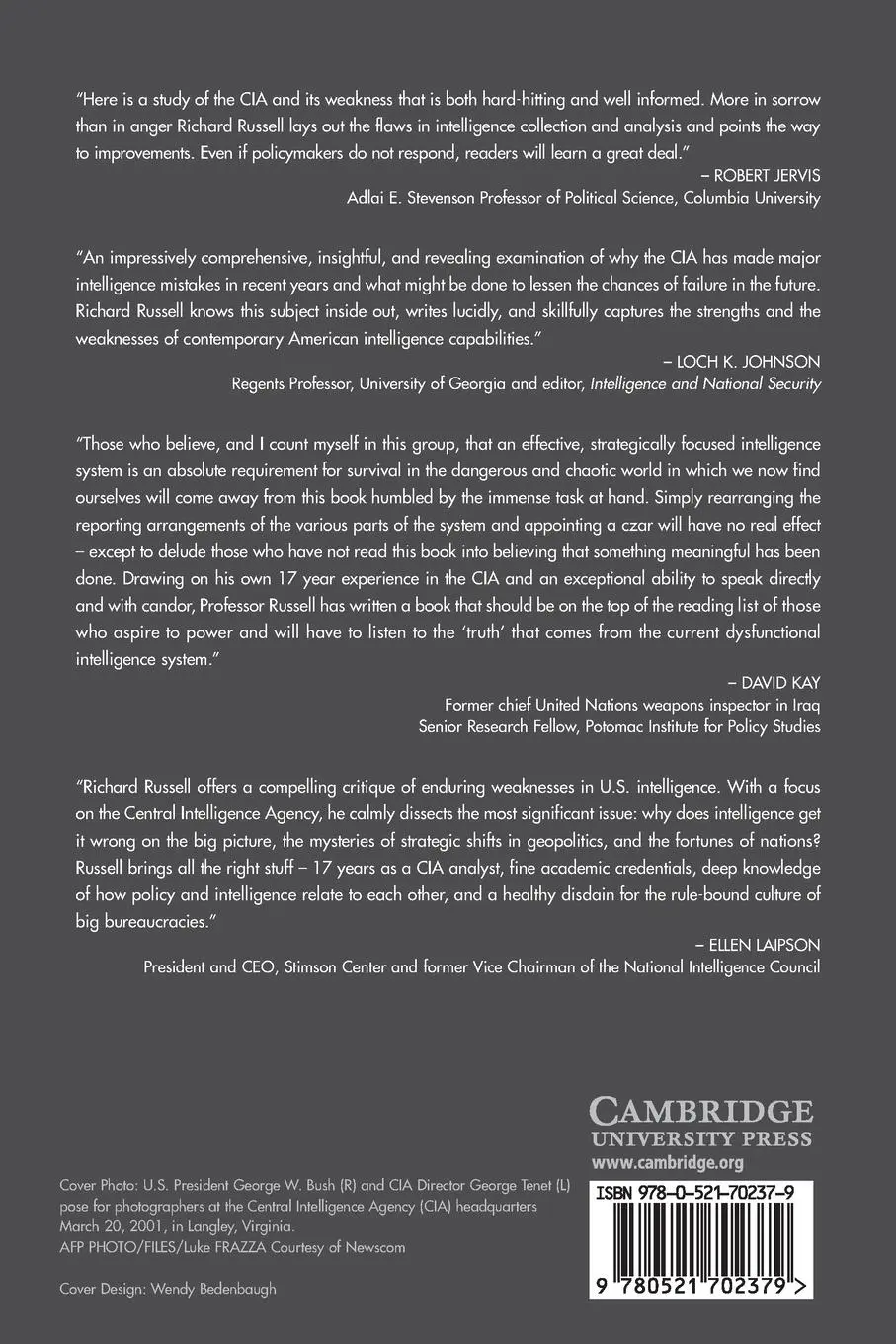 Rückseite: 9780521702379 | Sharpening Strategic Intelligence | Richard L. Russell | Taschenbuch