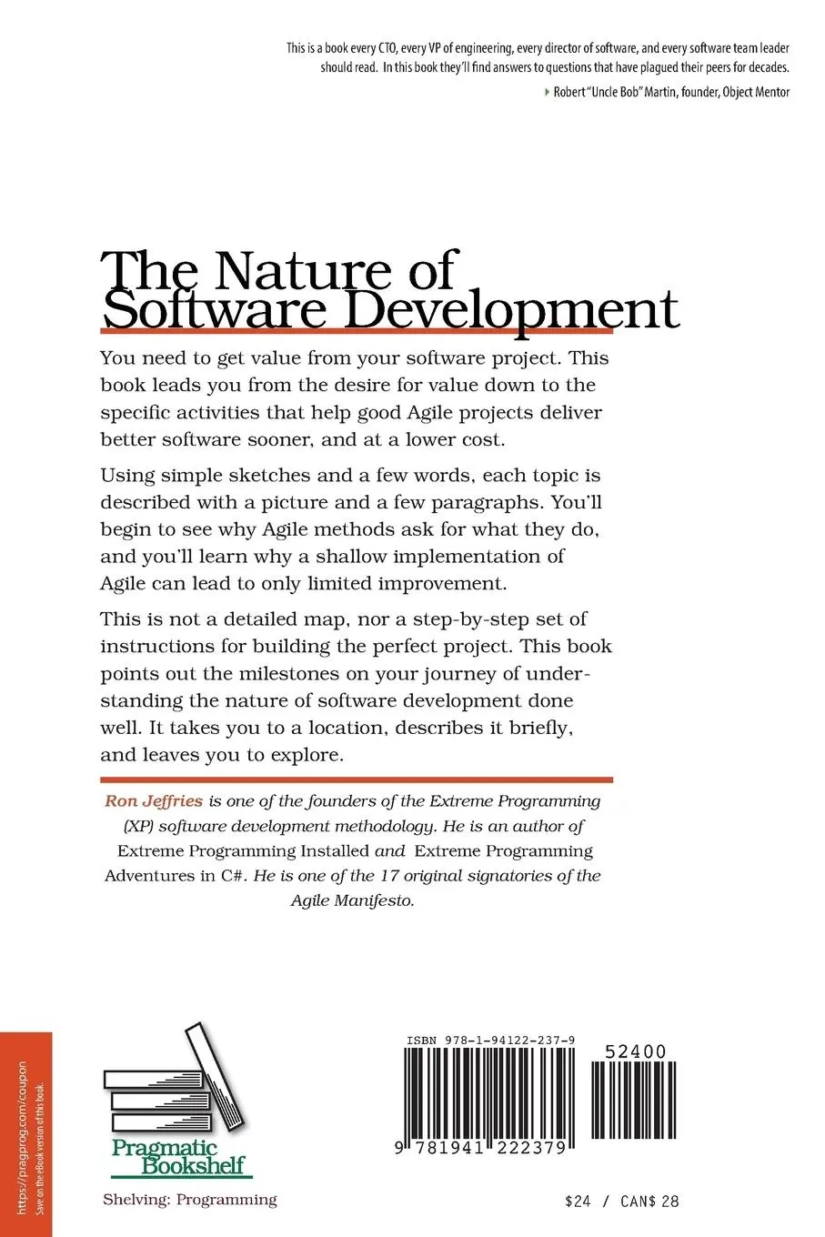Rückseite: 9781941222379 | The Nature of Software Development | Ron Jeffries | Taschenbuch | 2015