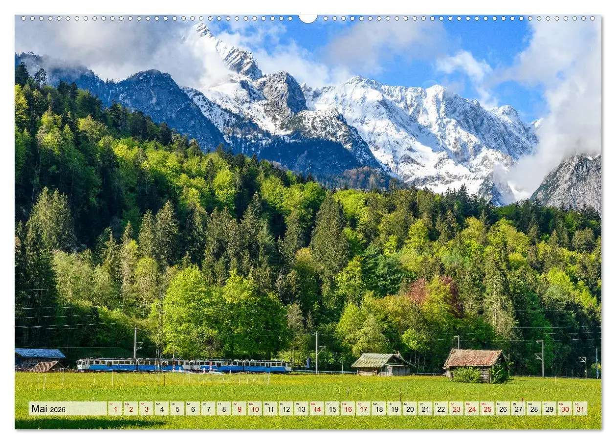 Bild: 9783457772379 | Unterwegs im Werdenfelser Land (Wandkalender 2026 DIN A2 quer),...