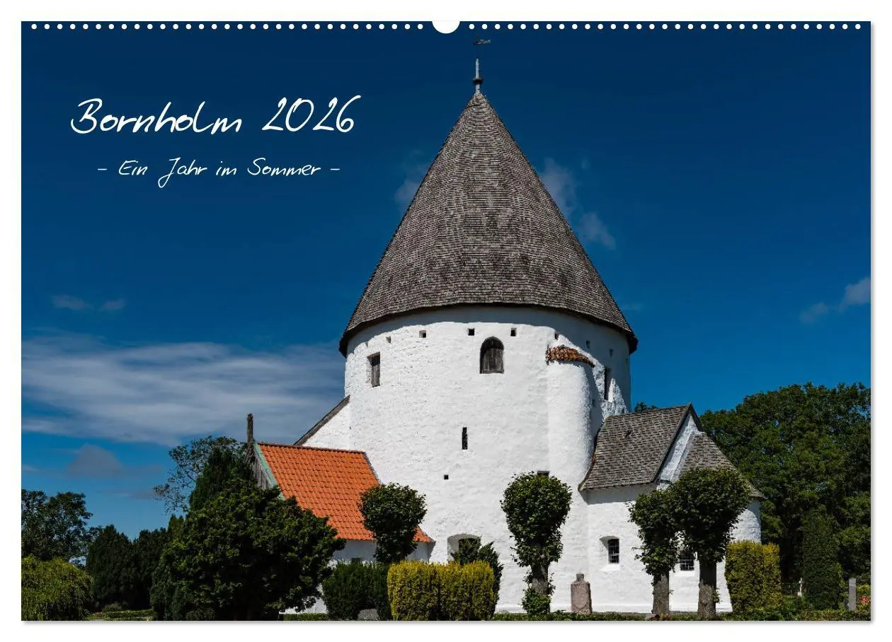 Cover: 9783457842379 | Bornholm 2026 Ein Jahr im Sommer (Wandkalender 2026 DIN A2 quer),...