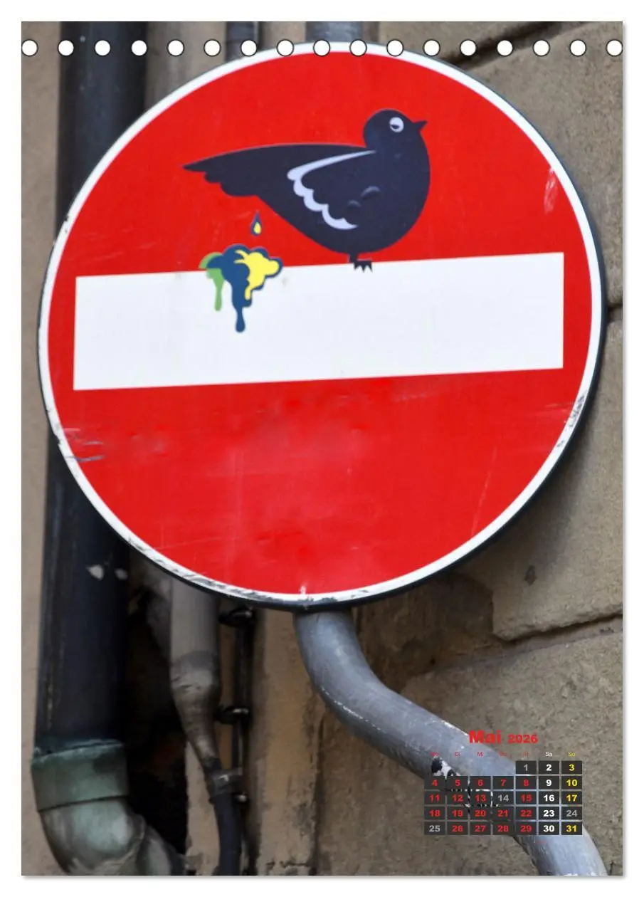 Bild: 9783516242379 | Clet Abraham gibt den Straßenschildern eine ganz neue Bedeutung...