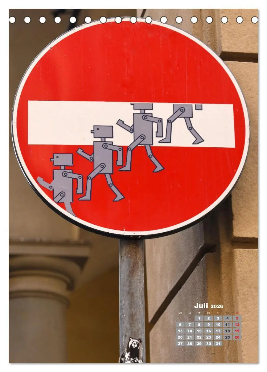 Bild: 9783516242379 | Clet Abraham gibt den Straßenschildern eine ganz neue Bedeutung...