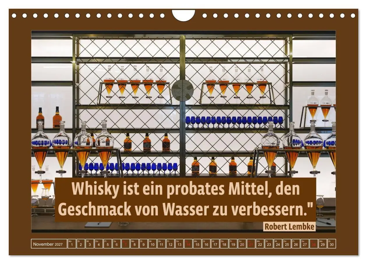 Bild: 9783569572379 | Whisky-Weisheiten (Wandkalender 2027 DIN A4 quer), CALVENDO...