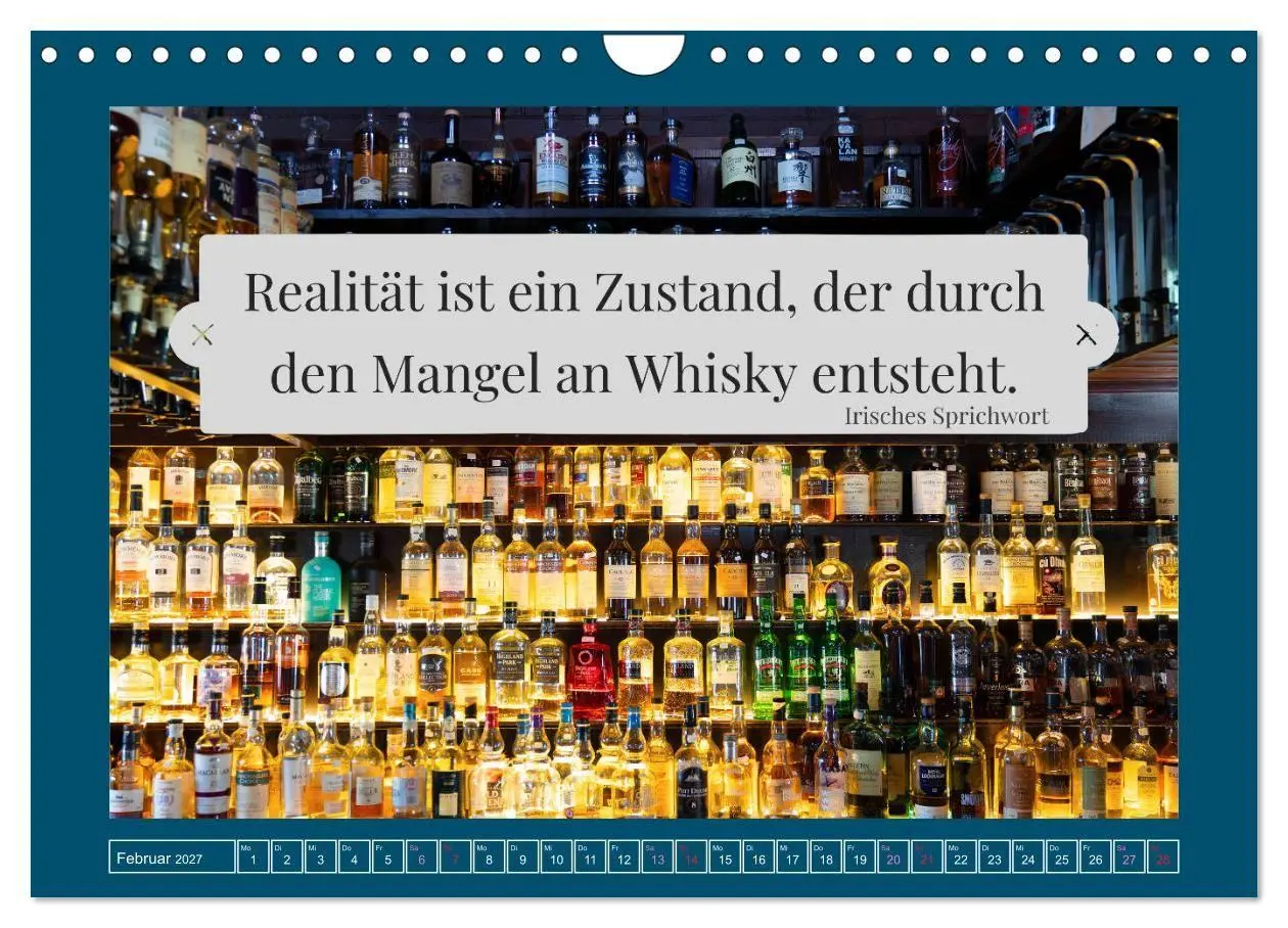 Bild: 9783569572379 | Whisky-Weisheiten (Wandkalender 2027 DIN A4 quer), CALVENDO...