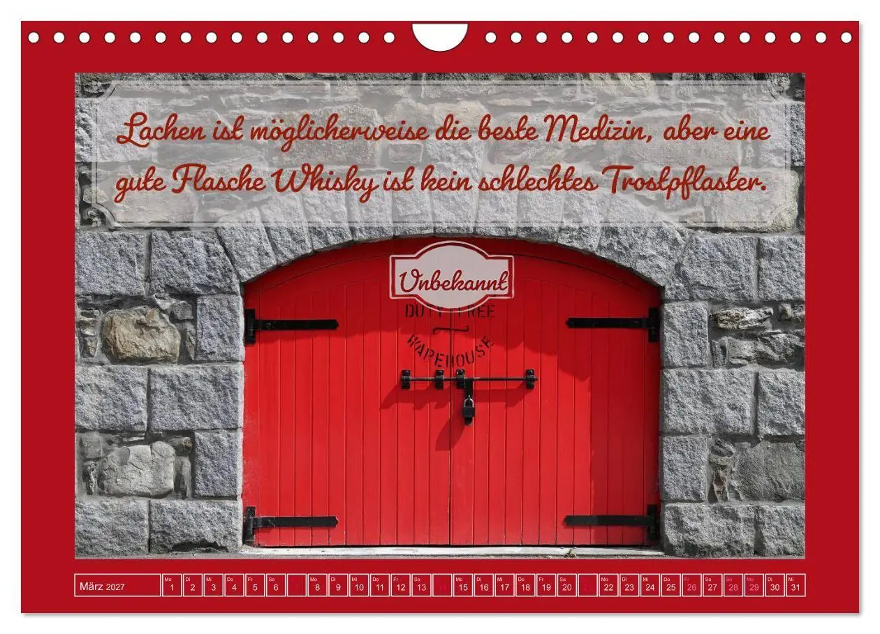 Bild: 9783569572379 | Whisky-Weisheiten (Wandkalender 2027 DIN A4 quer), CALVENDO...