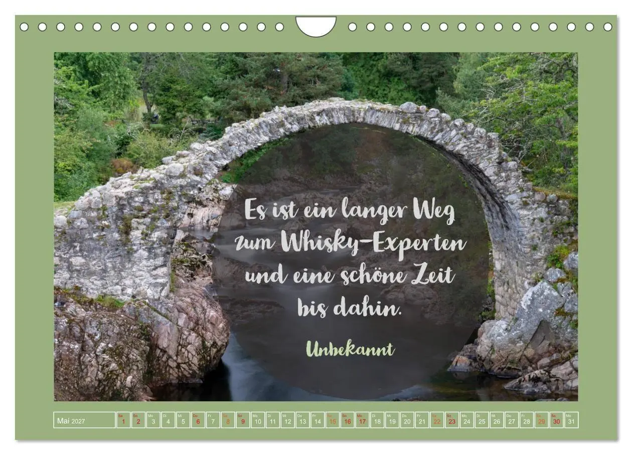 Bild: 9783569572379 | Whisky-Weisheiten (Wandkalender 2027 DIN A4 quer), CALVENDO...