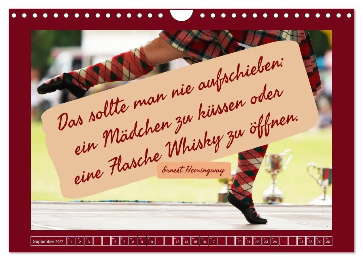 Bild: 9783569572379 | Whisky-Weisheiten (Wandkalender 2027 DIN A4 quer), CALVENDO...