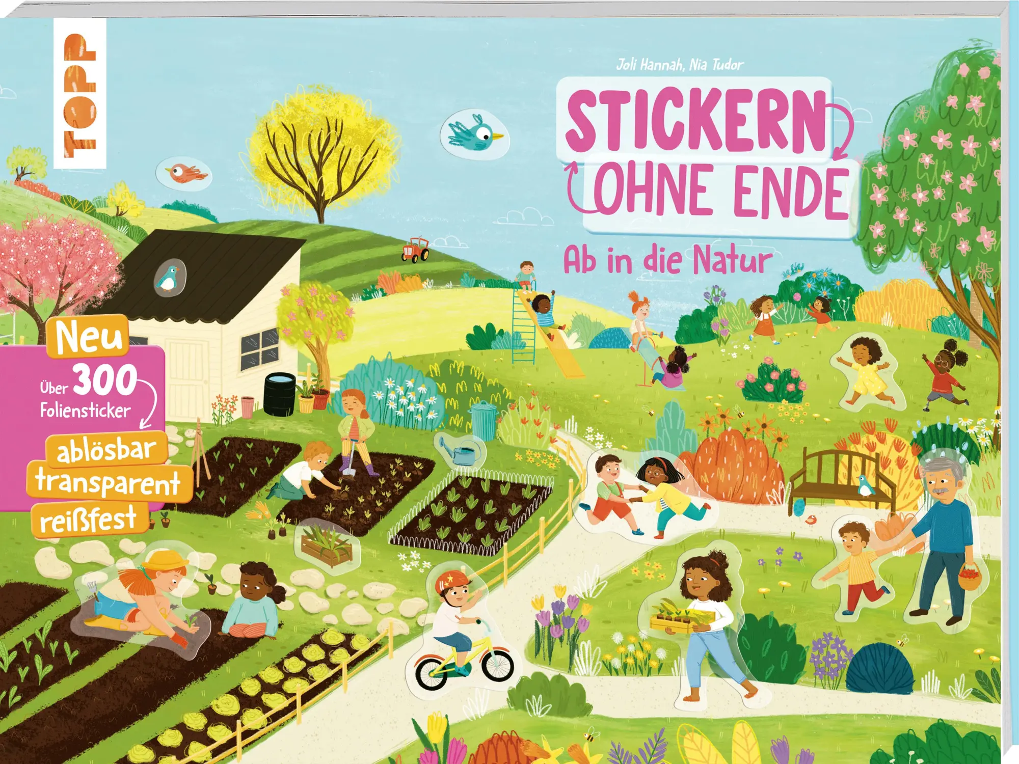 Cover: 9783735892379 | Stickern ohne Ende - Ab in die Natur | Joli Hannah | Taschenbuch