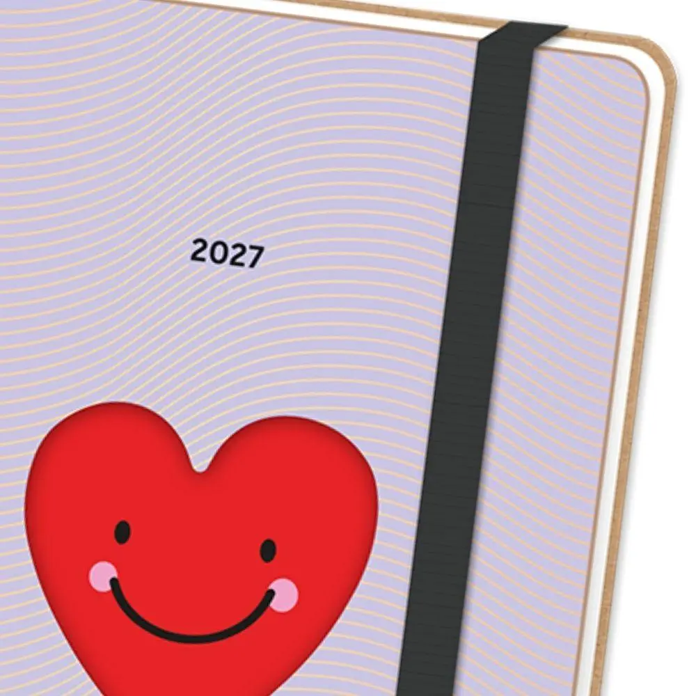 Bild: 9783986362379 | Terminplaner Letterart 2027 Herzsmiley | Terminplaner Hardcover | 2027