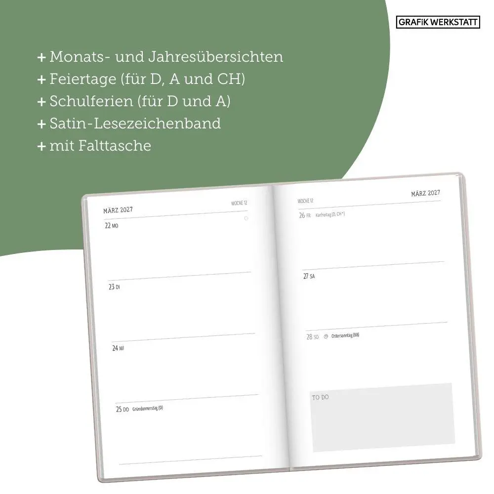 Bild: 9783986362379 | Terminplaner Letterart 2027 Herzsmiley | Terminplaner Hardcover | 2027