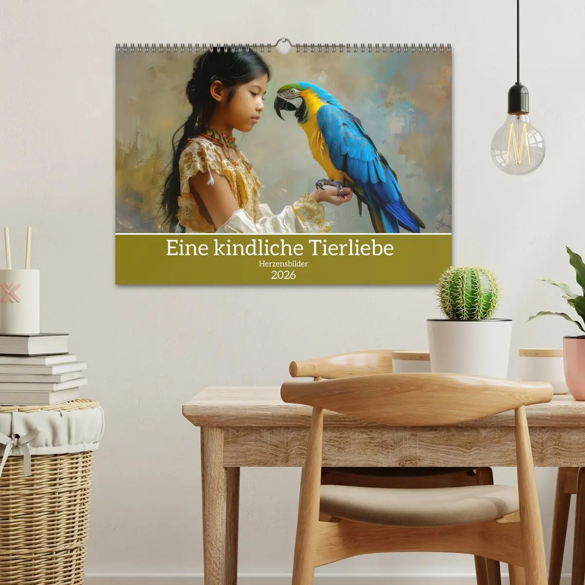 Bild: 9783457832479 | Eine kindliche Tierliebe - Herzensbilder (Wandkalender 2026 DIN A3...