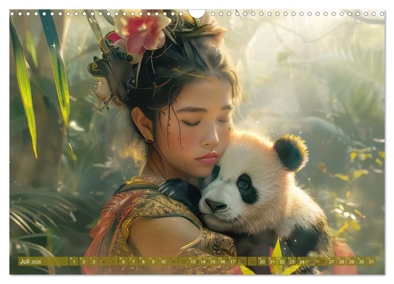 Bild: 9783457832479 | Eine kindliche Tierliebe - Herzensbilder (Wandkalender 2026 DIN A3...