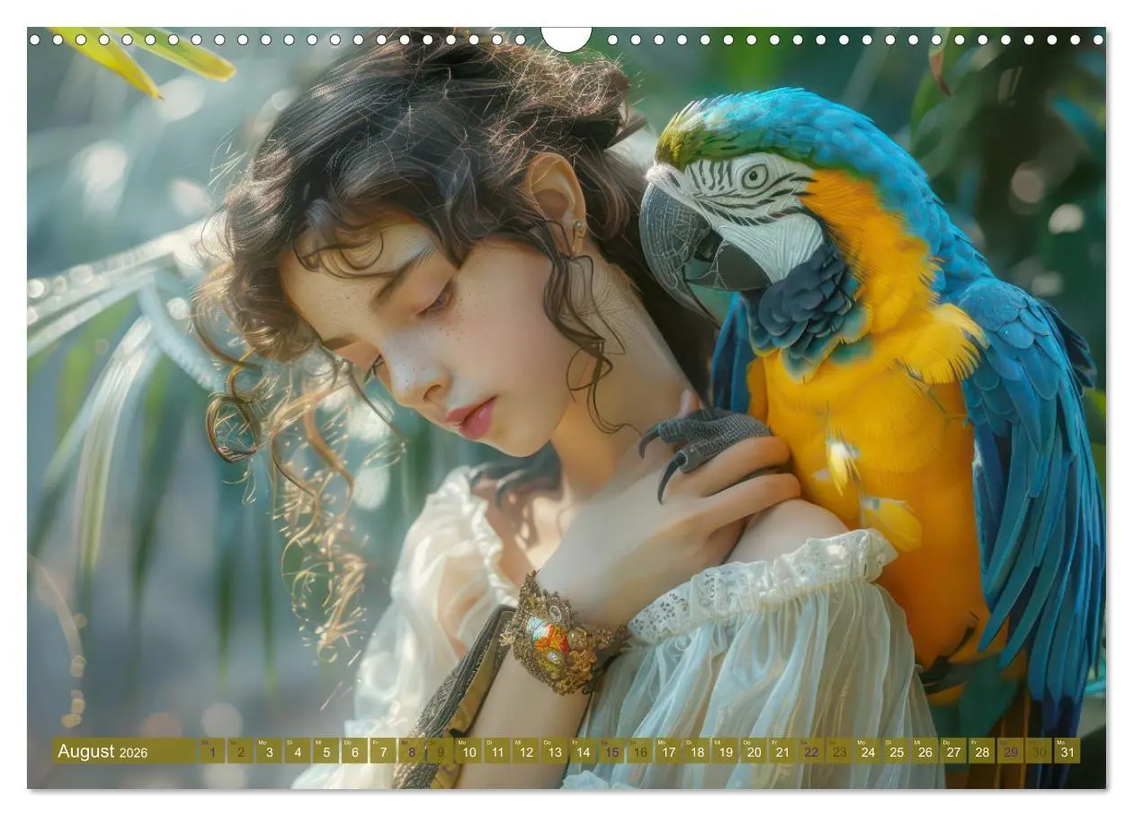 Bild: 9783457832479 | Eine kindliche Tierliebe - Herzensbilder (Wandkalender 2026 DIN A3...