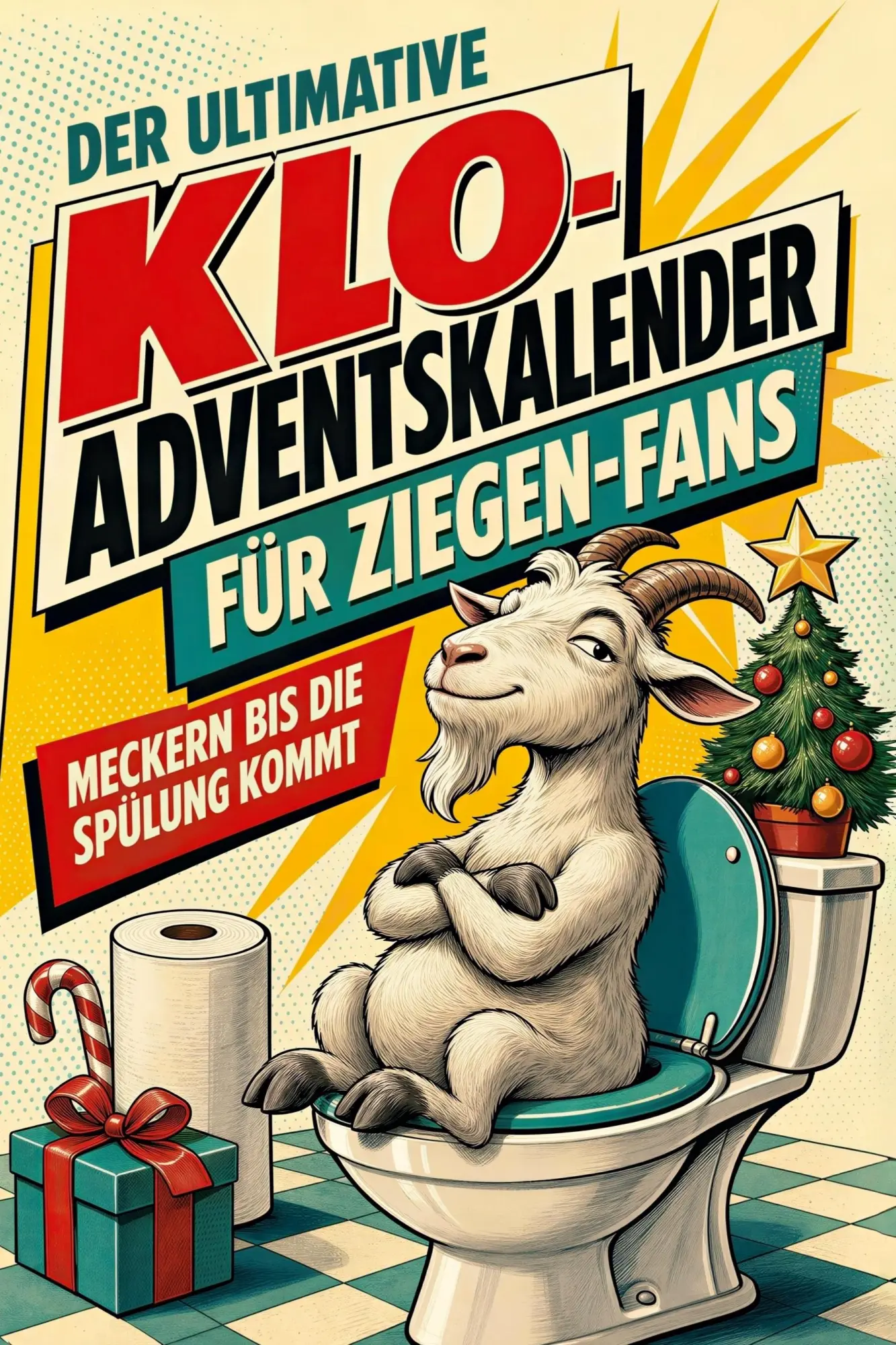 Cover: 9783696112479 | Der ultimative Klo-Adventskalender für Ziegen-Fans | Alexander Vogel