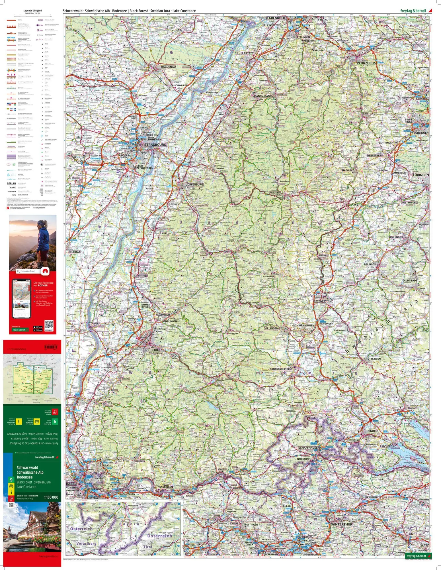 Bild: 9783707922479 | freytag &amp; berndt Straßenkarte Schwarzwald - Schwäbische Alb -...