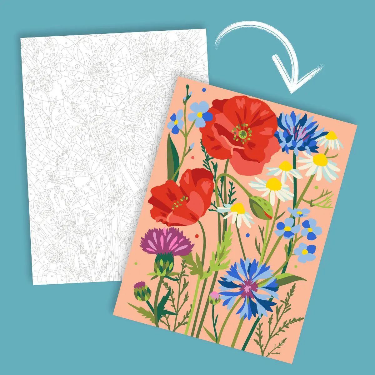 Bild: 9783735882479 | Colorful Surprise - Blumen | Malen nach Zahlen | Mila Dierksen | Buch