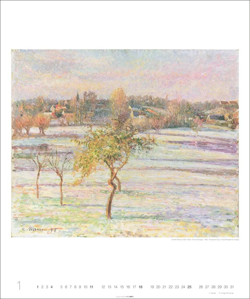 Bild: 9783839902479 | Die schönsten Wälder und Wiesen Kalender 2026 | Pissarro | Kalender