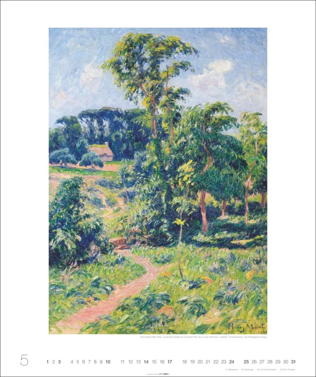 Bild: 9783839902479 | Die schönsten Wälder und Wiesen Kalender 2026 | Pissarro | Kalender