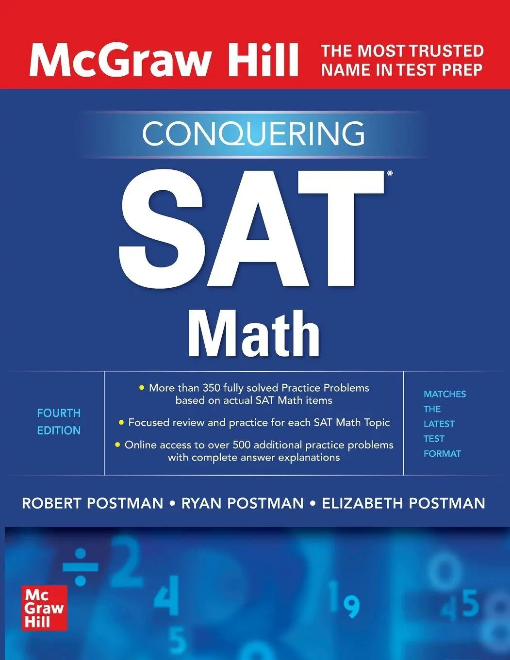 Cover: 9781260462579 | McGraw Hill Conquering SAT Math, Fourth Edition | Postman (u. a.)