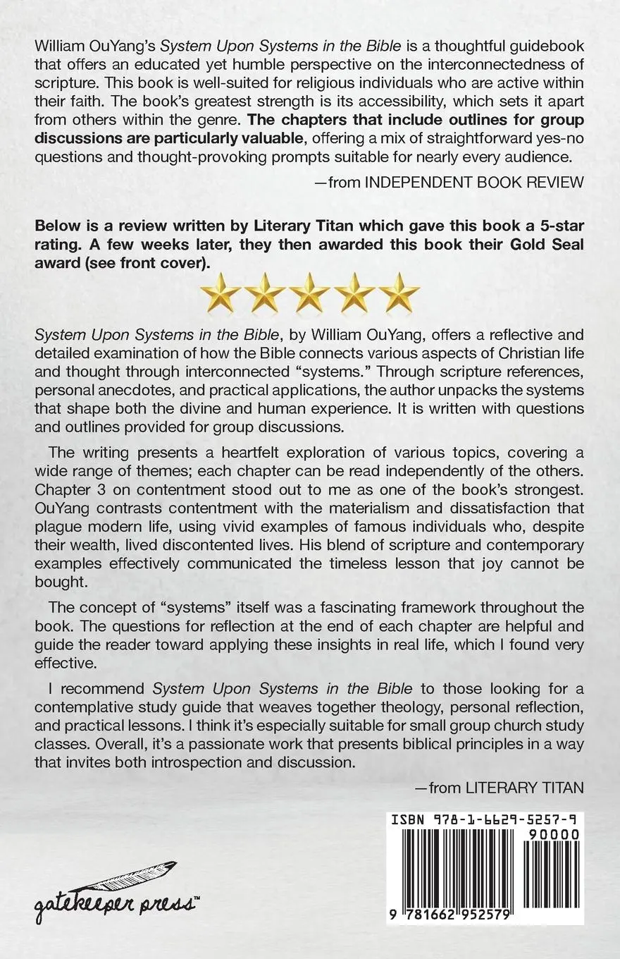Rückseite: 9781662952579 | System Upon Systems in the Bible | William Ouyang | Taschenbuch | 2024