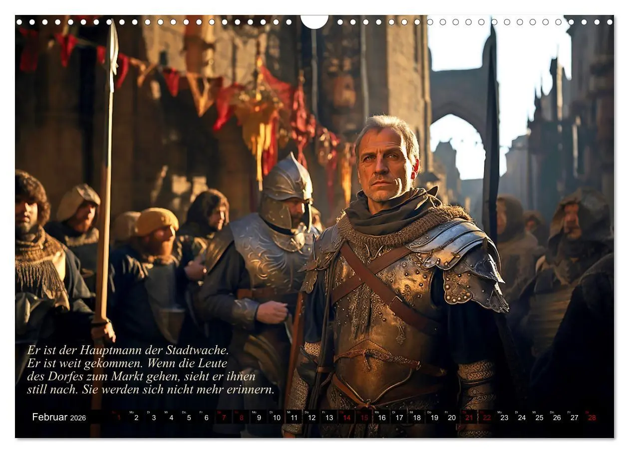 Bild: 9783457512579 | Mittelalter Lebensgeschichten (Wandkalender 2026 DIN A3 quer),...