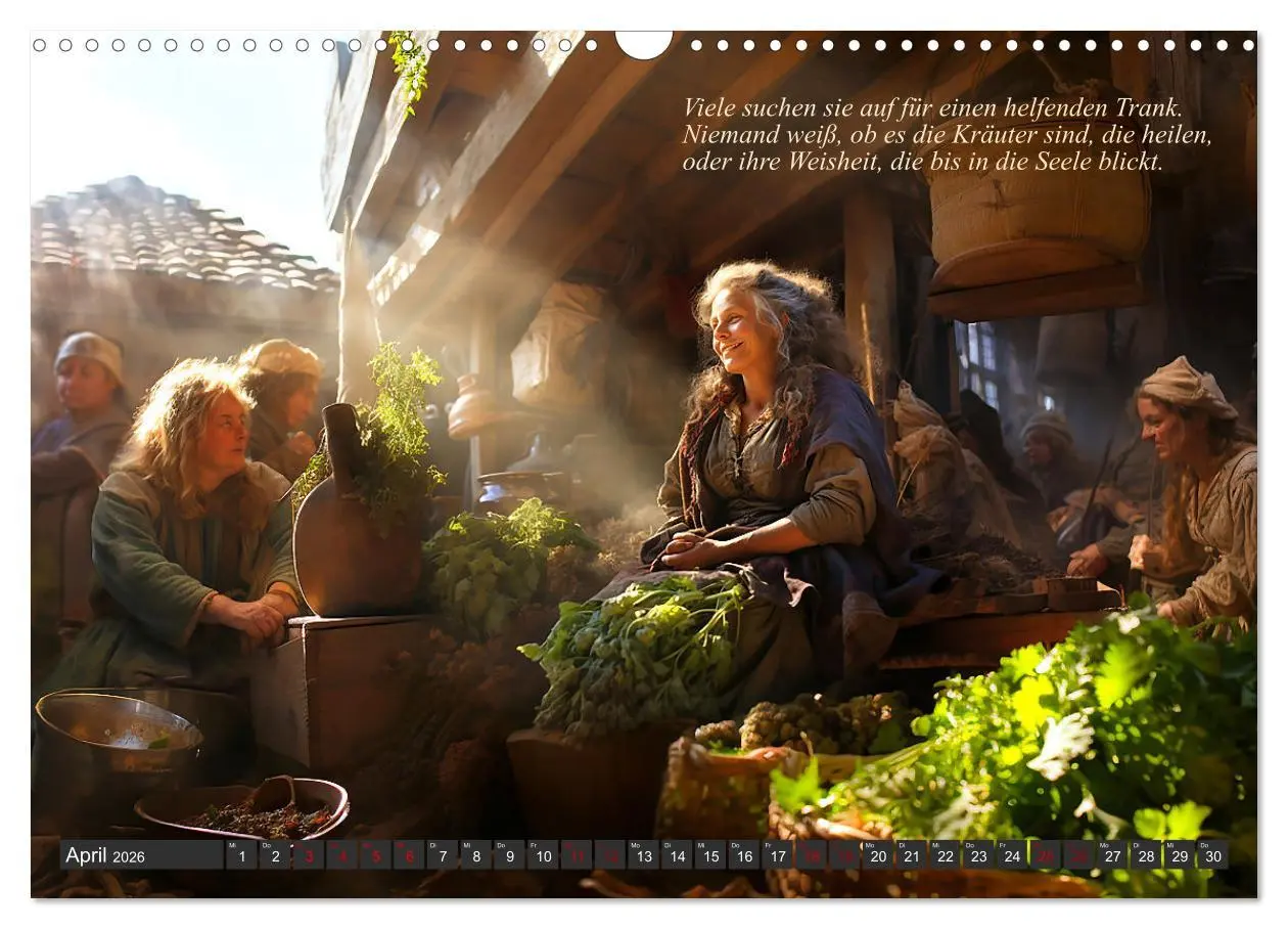 Bild: 9783457512579 | Mittelalter Lebensgeschichten (Wandkalender 2026 DIN A3 quer),...