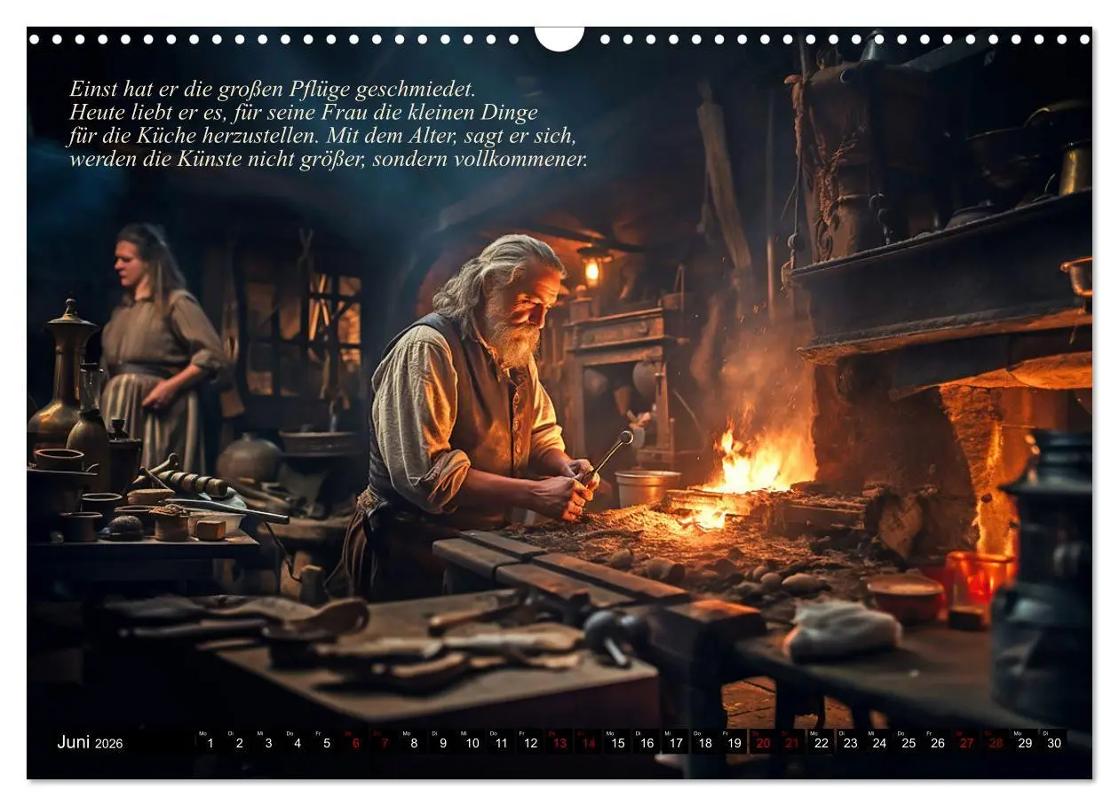 Bild: 9783457512579 | Mittelalter Lebensgeschichten (Wandkalender 2026 DIN A3 quer),...