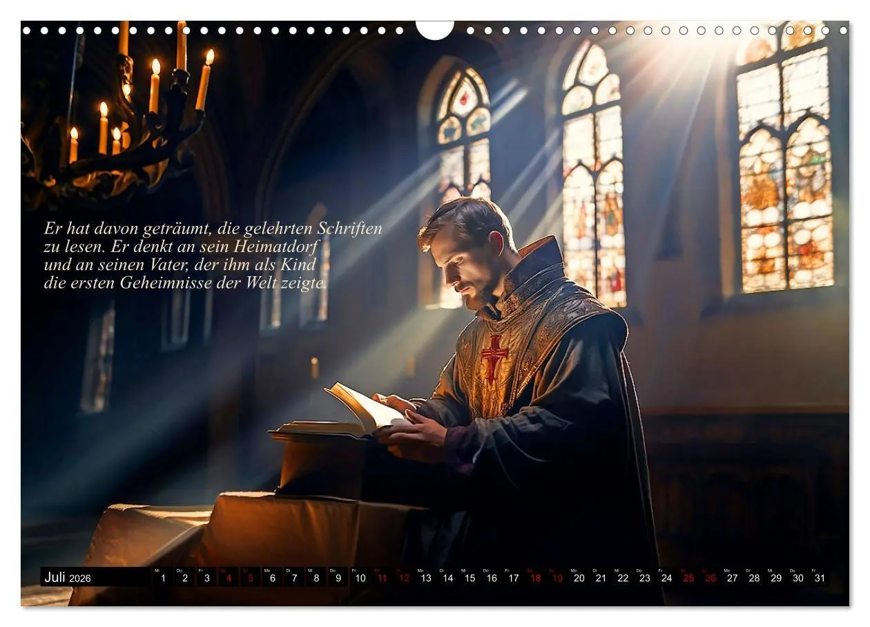 Bild: 9783457512579 | Mittelalter Lebensgeschichten (Wandkalender 2026 DIN A3 quer),...