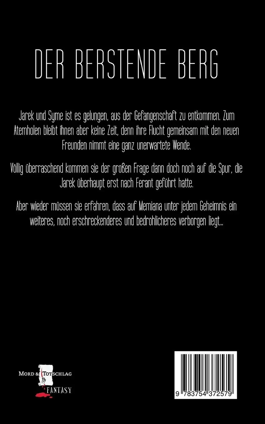 Rückseite: 9783754372579 | Memiana 10 - Der berstende Berg | Matthias Herbert | Taschenbuch