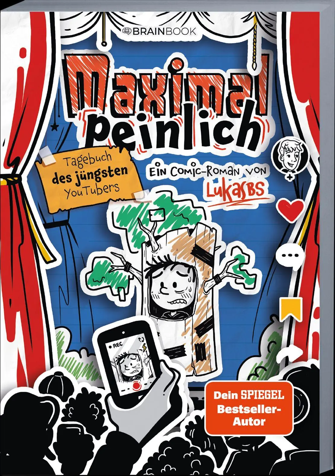 Cover: 9783968902579 | Maximal peinlich | Tagebuch des jüngsten YouTubers | LukasBS | Buch