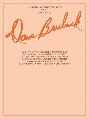 Cover: 9780769202679 | The Genius of Dave Brubeck, Bk 1 | Piano Solos | Dave Brubeck | Buch