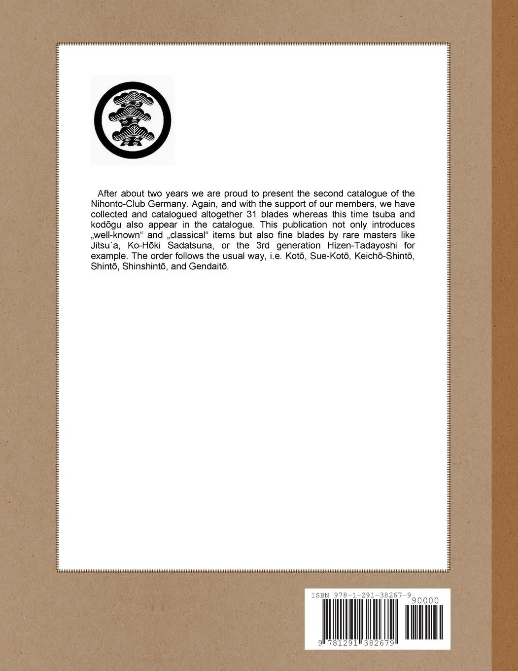 Rückseite: 9781291382679 | Swords from the Nihonto-Club Germany 2 | Markus Sesko | Taschenbuch